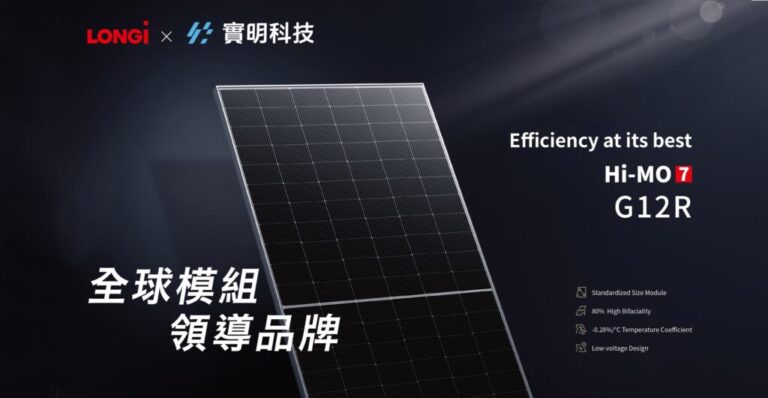 實明出貨隆基全球熱銷N型模組 九月研討會公開新技術