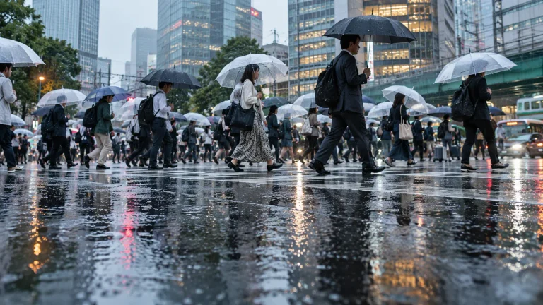 赴日旅遊注意！關東豪雨持續炸不停　新島雨量破紀錄、山手線減班交通大亂