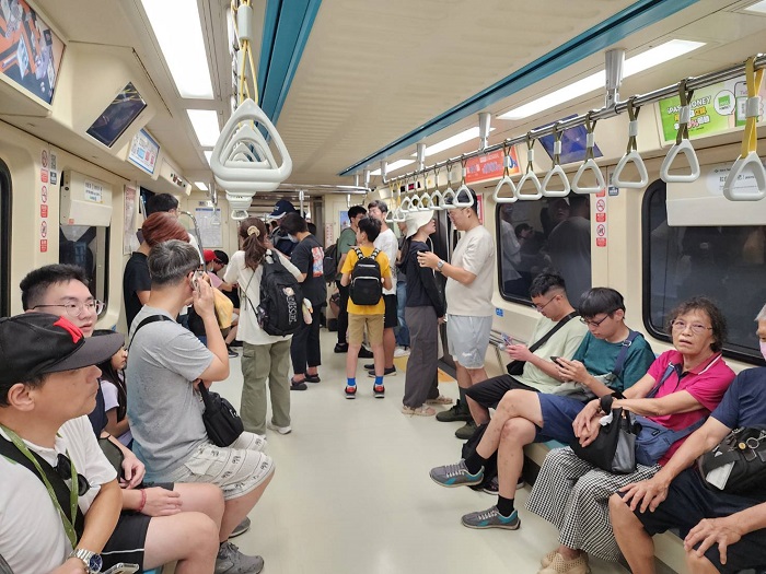 新通車的「象山站－廣慈/奉天宮站」區間不計票價。（臺北市捷運局提供）