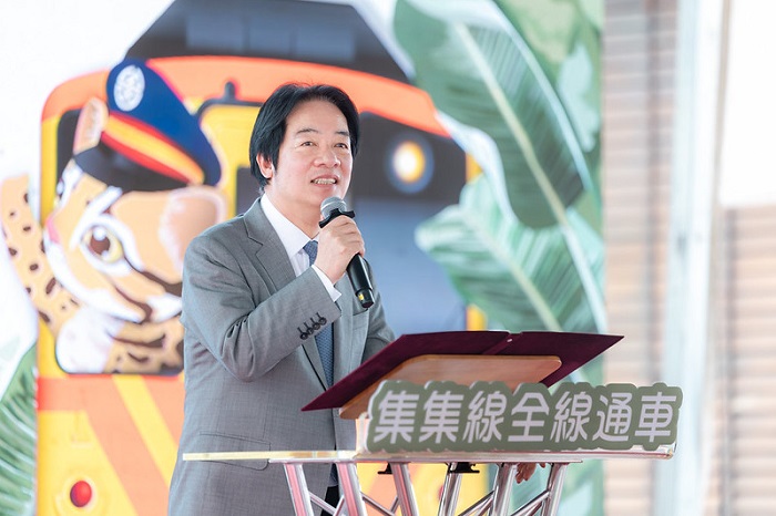 二水集集線全線復駛通車再現山城風華 總統親臨見證開啟地方創生新篇章。（總統府提供）