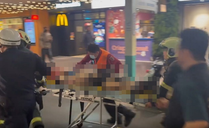 一名被送往馬偕醫院的 30 歲男性傷者，也因傷勢過重宣告不治，累計死亡人數增至 3 人。（圖／翻攝畫面）