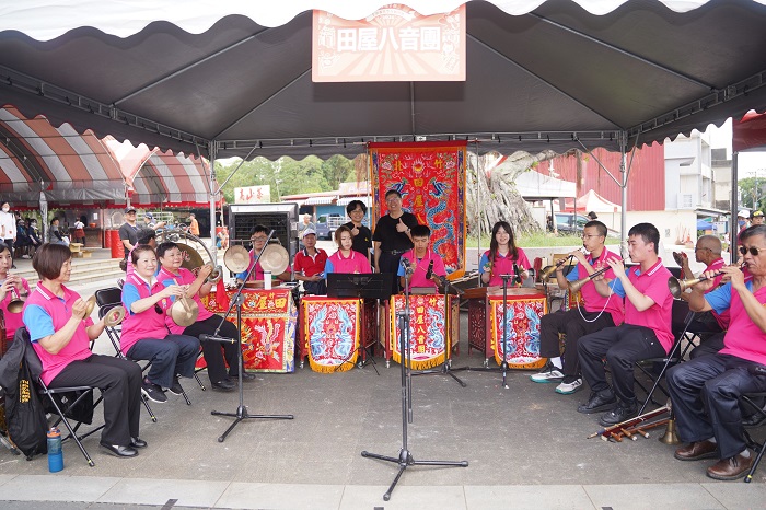 田屋八音團演出。（圖/新竹縣政府提供）