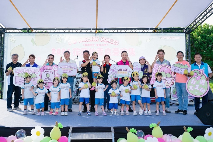「2026花蓮柚香良菜市集」13日持續於花蓮太平洋公園登場。(花蓮縣政府提供)