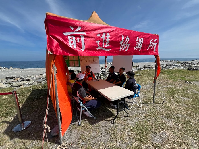 成立前進協調所，以加速救援效能。（圖/航港局提供）